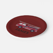 Voeg Jouw naam Red Fire Specialized toe Papieren Bordje (Gekanteld)