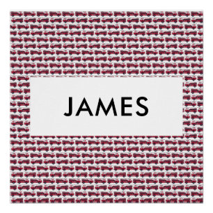 Voeg Jouw naam Red Fire Specialized toe Perfect Poster