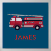 Voeg Jouw naam Red Fire Specialized toe Poster (Voorkant)