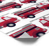 Voeg Jouw naam Red Fire Specialized toe Poster (Hoek)