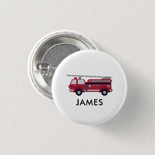 Voeg Jouw naam Red Fire Specialized toe Ronde Button 3,2 Cm (Voorkant /achterkant)