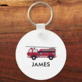 Voeg Jouw naam Red Fire Specialized toe Sleutelhanger (Achterkant)