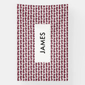 Voeg Jouw naam Red Fire Specialized toe Spandoek (Verticaal)