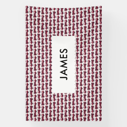 Voeg Jouw naam Red Fire Specialized toe Spandoek (Verticaal)