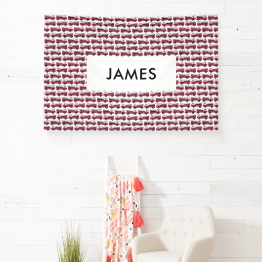 Voeg Jouw naam Red Fire Specialized toe Spandoek (Insitu)