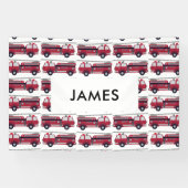 Voeg Jouw naam Red Fire Specialized toe Spandoek (Horizontaal)