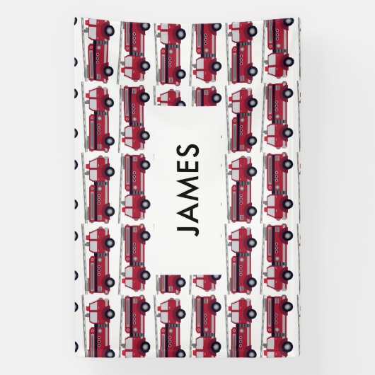 Voeg Jouw naam Red Fire Specialized toe Spandoek (Verticaal)