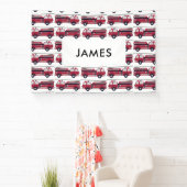 Voeg Jouw naam Red Fire Specialized toe Spandoek (Insitu)