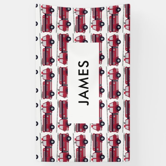 Voeg Jouw naam Red Fire Specialized toe Spandoek (Verticaal)