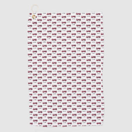 Voeg Jouw naam Red Fire truck gepersonaliseerde Ki Golfhanddoek