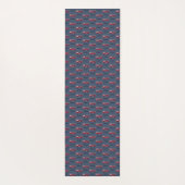 Voeg Jouw naam Red Fire truck gepersonaliseerde Ki Yogamat (Achterkant)