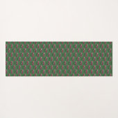 Voeg Jouw naam Red Fire truck gepersonaliseerde Ki Yogamat (Achterkant (horizontaal))