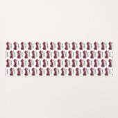 Voeg Jouw naam Red Fire truck gepersonaliseerde Ki Yogamat (Achterkant (horizontaal))