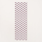 Voeg Jouw naam Red Fire truck gepersonaliseerde Ki Yogamat (Voorkant)