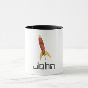 Voeg Jouw naam Rocket 11 oz toe. Ringer combo mok