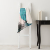 Voeg Jouw naam Smiling Dolphin Photo toe Sherpa Deken (In situ)