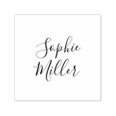 Voeg Jouw naam Stijlvol Kalligrafie Script Zelfinktende Stempel (Design)