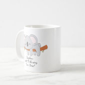 Voeg Jouw naam tekst, Koala - Chillaxing hier! Koffiemok (Voorkant links)