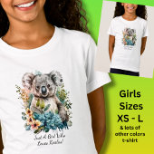 Voeg Jouw naam tekst toe, gewoon een meisje dat va T-shirt