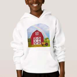 Voeg Jouw naam toe aan Red Barn met Blue Sky