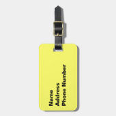 Voeg Jouw naam toe aan Red Barn met Blue Sky Bagagelabel (Voorkant verticaal)