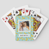 Voeg Jouw naam toe | Bananen en Stip Polk Pokerkaarten (Achterkant)