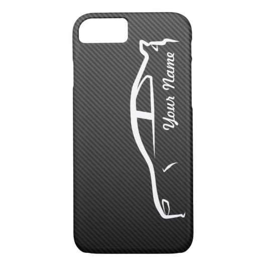 Voeg jouw naam toe - Evolutie X met Faux-koolstofv Case-Mate iPhone Case (Achterkant)