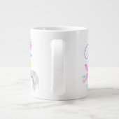 Voeg Jouw naam toe - gigantische koffie-mok Grote Koffiekop (Achterkant)