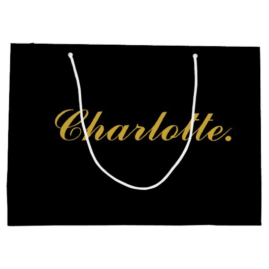 Voeg Jouw naam toe Grote Gepersonaliseerde Geschen Groot Cadeauzakje (Achterkant)