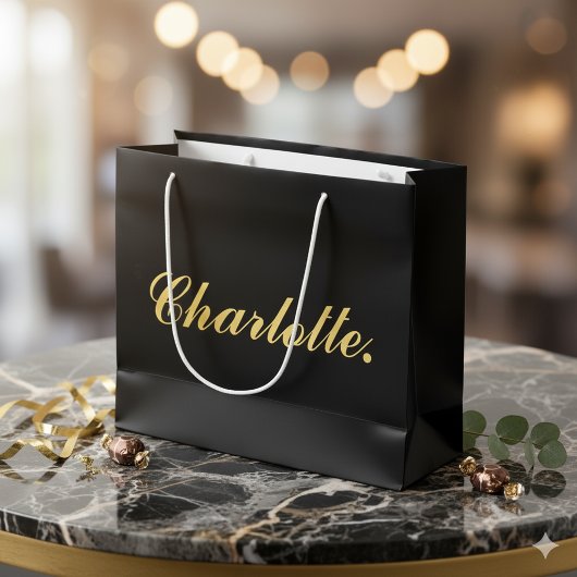 Voeg Jouw naam toe Grote Gepersonaliseerde Geschen Groot Cadeauzakje