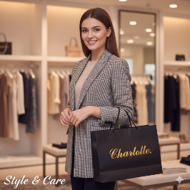 Voeg Jouw naam toe Grote Gepersonaliseerde Geschen Groot Cadeauzakje