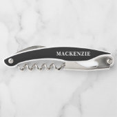 Voeg Jouw naam unique one of a kind gepersonalisee Kurkentrekker (Achterkant)