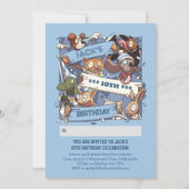 Voeg Jouw naam Verjaardag Dier Fans Sky Blue Kaart (Voorkant)