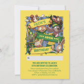 Voeg Jouw naam Verjaardag Dierenfans Geel & Groen  Kaart (Voorkant)