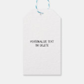 Voeg Jouw naam vlinder & hart zelfgemaakt met lief Cadeaulabel (Achterkant)