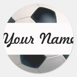 Voeg Jouw naam Voetbal Stickers