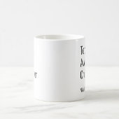 Voeg Jouw naam volledig Geweldige chiropractor toe Koffiemok (Center)