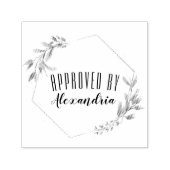 Voeg Jouw namen toe die zijn goedgekeurd door Zelfinktende Stempel (Design)