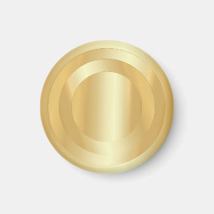 Voeg Jouw tekst Custom Gold Kijk Glamoureuze Sjabl Magneet