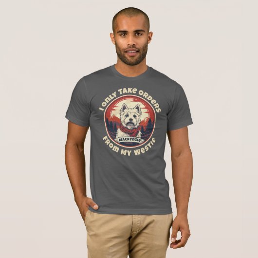 Voeg Jouw tekst en de naam van uw website toe T-shirt (Voorkant volledig)