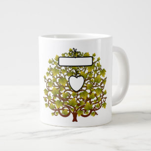 Voeg Jouw tekst en pc's toe - Jumbo-Mok Grote Koffiekop