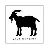 VOEG JOUW TEKST GEIT TOE RUBBERSTEMPEL (Afrduk)