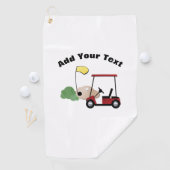 Voeg Jouw tekst Golf Towel toe Golfhanddoek (Insitu)