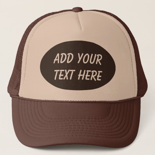 VOEG JOUW TEKST HIER-PET TOE TRUCKER PET (Voorkant)