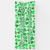 Voeg Jouw tekst Ierland Irish Party St Patrick's D Spandoek (Verticaal)