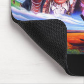 Voeg Jouw tekst Indianen Indiase Chiefs toe Muismat (Hoek)