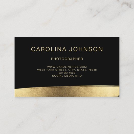 VOEG JOUW TEKST klantgerichte editable zaken Busin Visitekaartje (Achterkant)