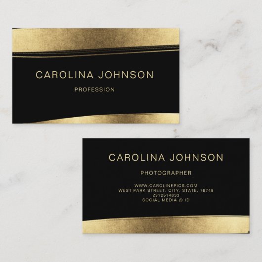 VOEG JOUW TEKST klantgerichte editable zaken Busin Visitekaartje (Voorkant / Achterkant)