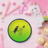 Voeg Jouw tekst, Kookaburra Australian Party 7" Papieren Bordje (Feest)