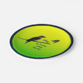 Voeg Jouw tekst, Kookaburra Australian Party 7" Papieren Bordje (Gekanteld)